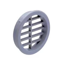 Ventiliacinės grotelės apvalios (pilka sp.)